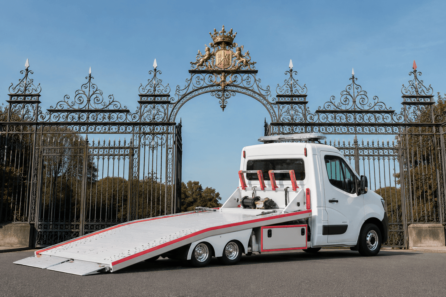 Camion plateau porte-voiture BGA Location à Bordeaux