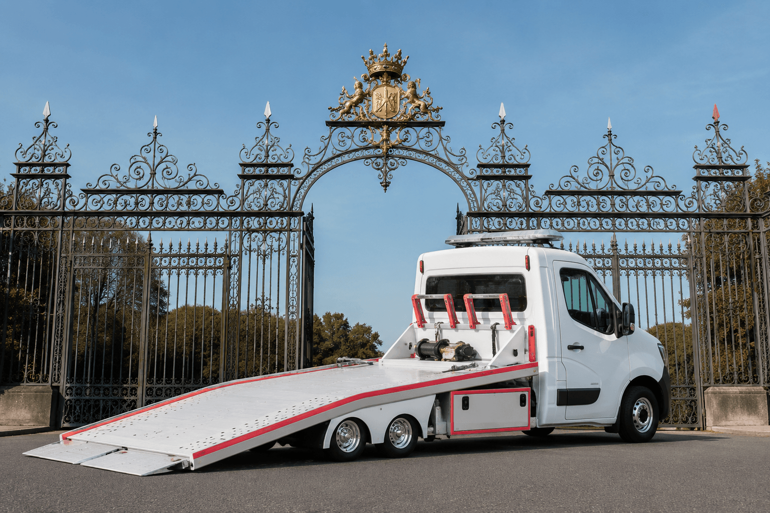 Camion plateau porte-voiture BGA Location à Bordeaux