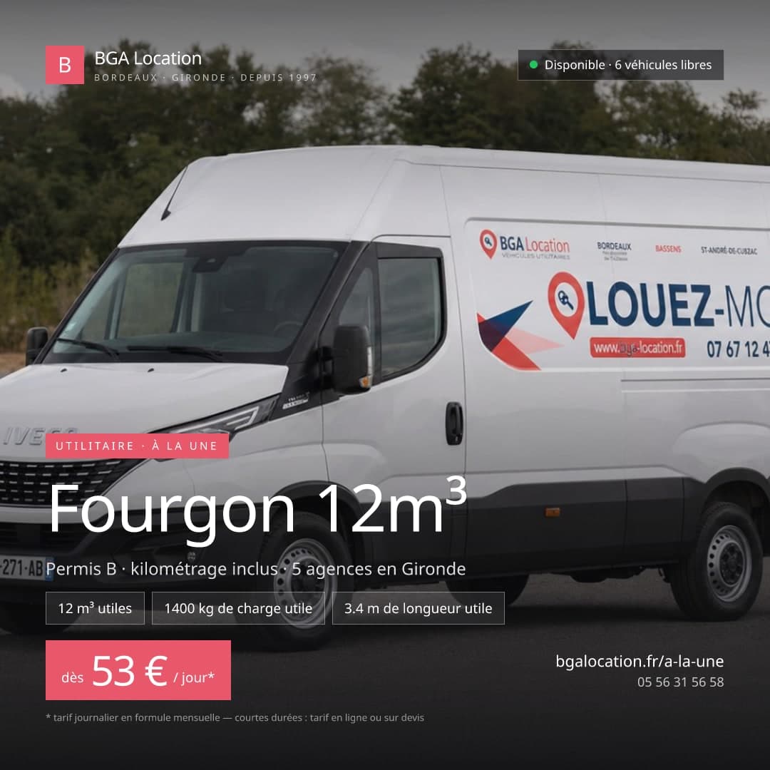 Fourgon 12m³