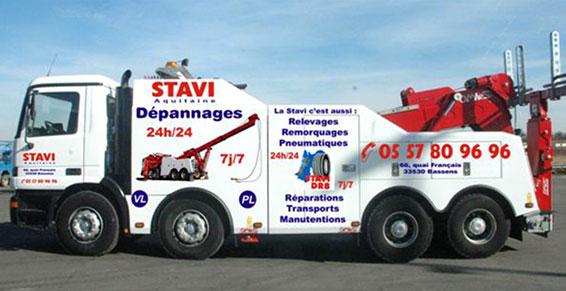 Garage de poids lourds 33240 SAINT-ANDRÉ-DE-CUBZAC Stavi Aquitaine
